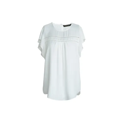 ROEYSHOUSE Chiffon Shirts Women's White