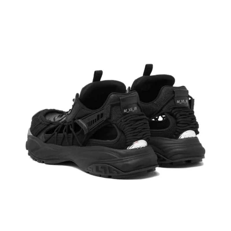 VERSACE Mercury Low Top Casual Shoes Men's Black-4