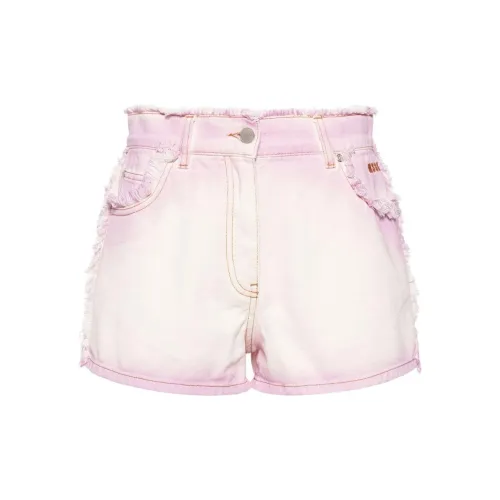 MSGM Denim Shorts Women's Light Purple