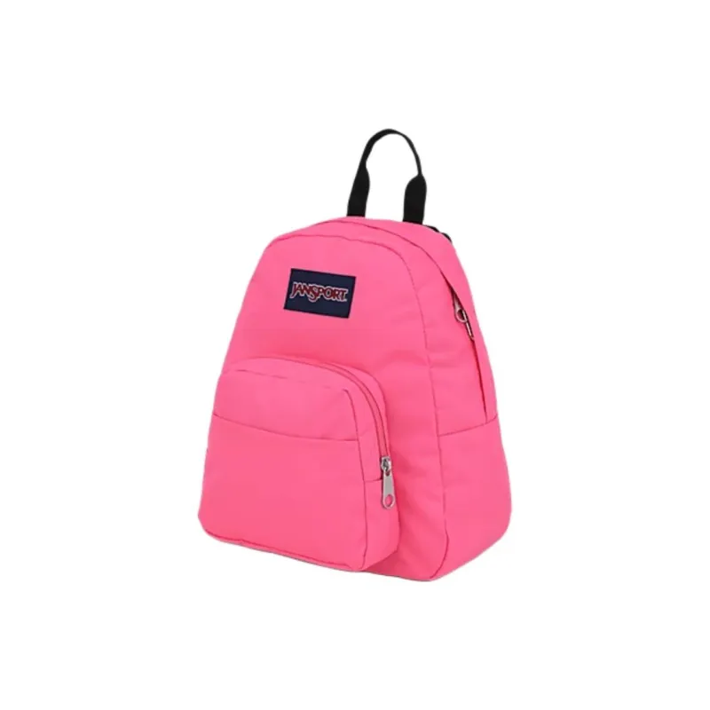 JanSport Recycled Polyester Backpack Mini Unisex Bright Pink-2