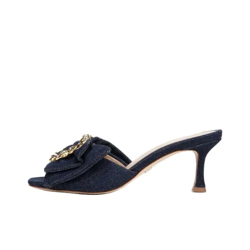 SAM EDELMAN Slide Slippers Women's Dark Blue