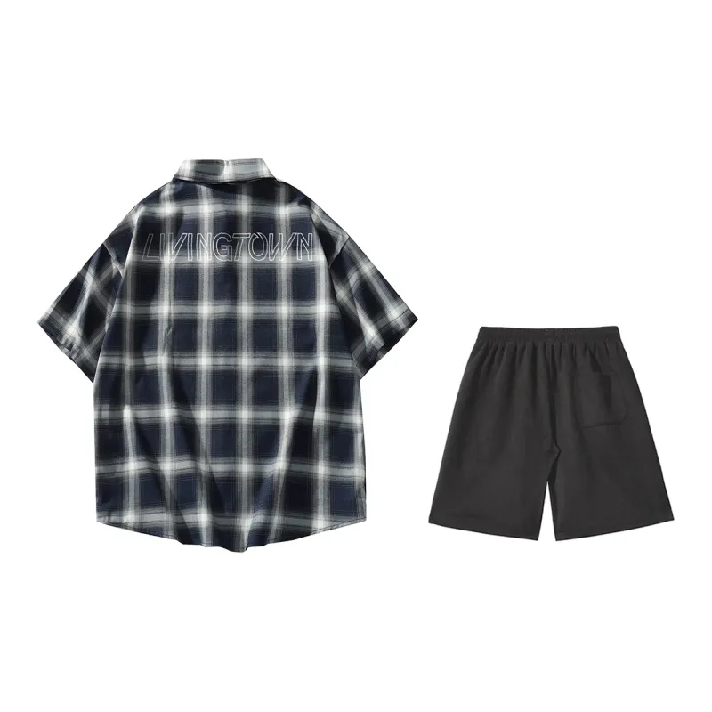 LIVINGTOWN Shirt Matching Set Unisex-8