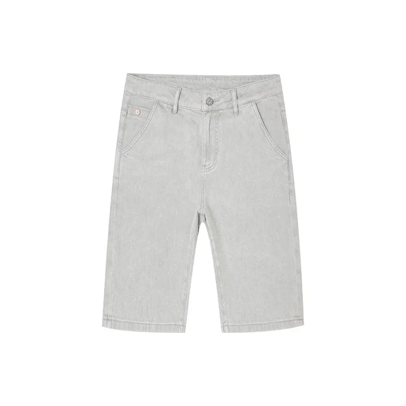 Jeep Denim Shorts Men's Beige Yellow-1