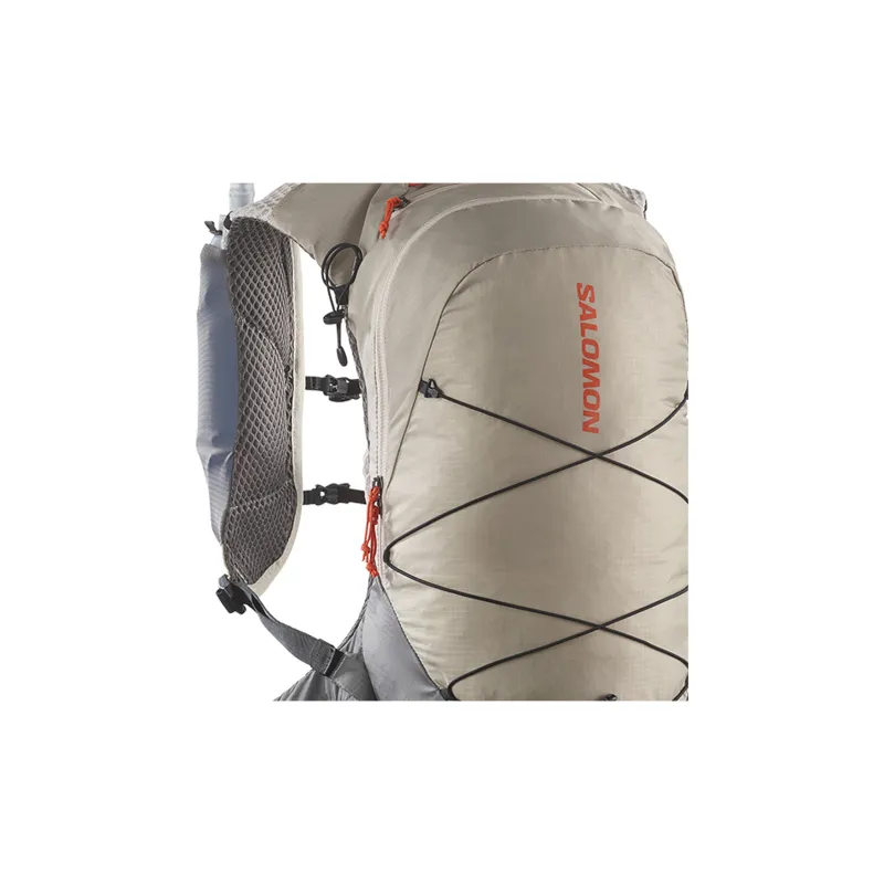 SALOMON Polyester With Nylon Spandex And EVA Outdoor Hiking Bag Backpacks Unisex Feather Gray-2