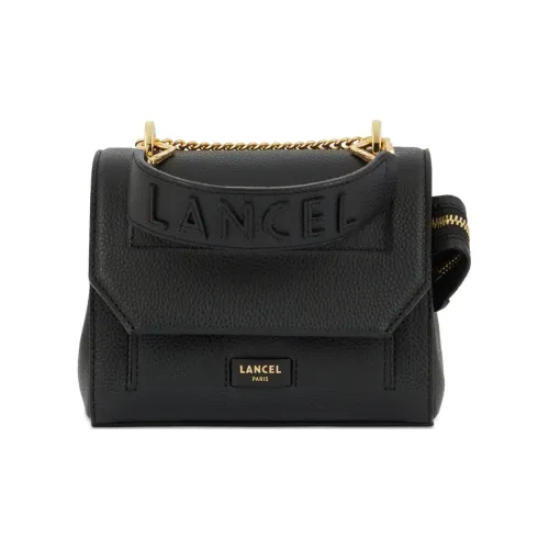 LANCEL Medium Ninon De LANCEL Leather Flap Bag