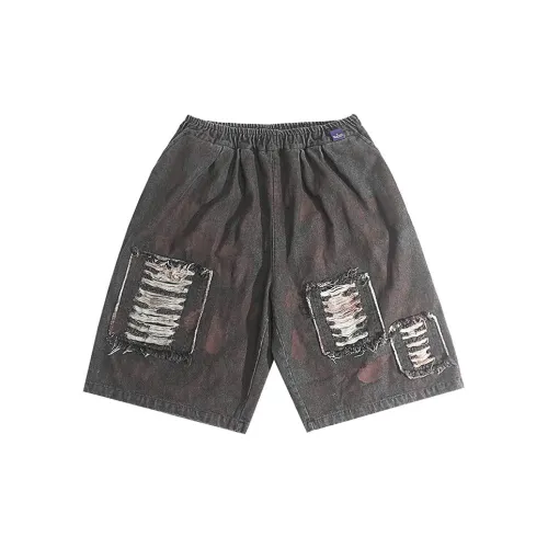 UUCSCC Denim Shorts Men Black