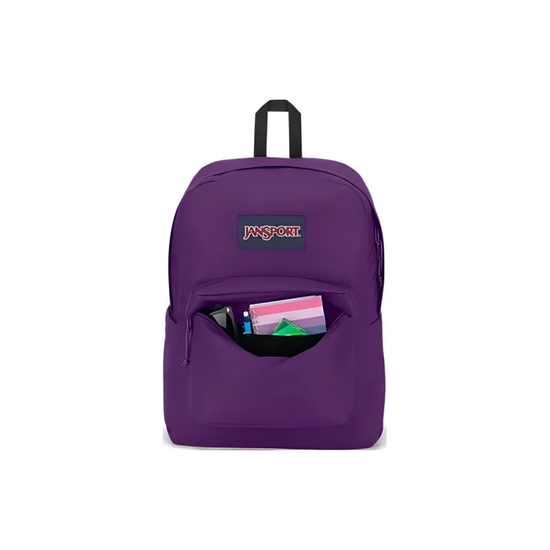 JanSport Recycled Polyester Backpack Unisex Brazilian Berry Purple-3
