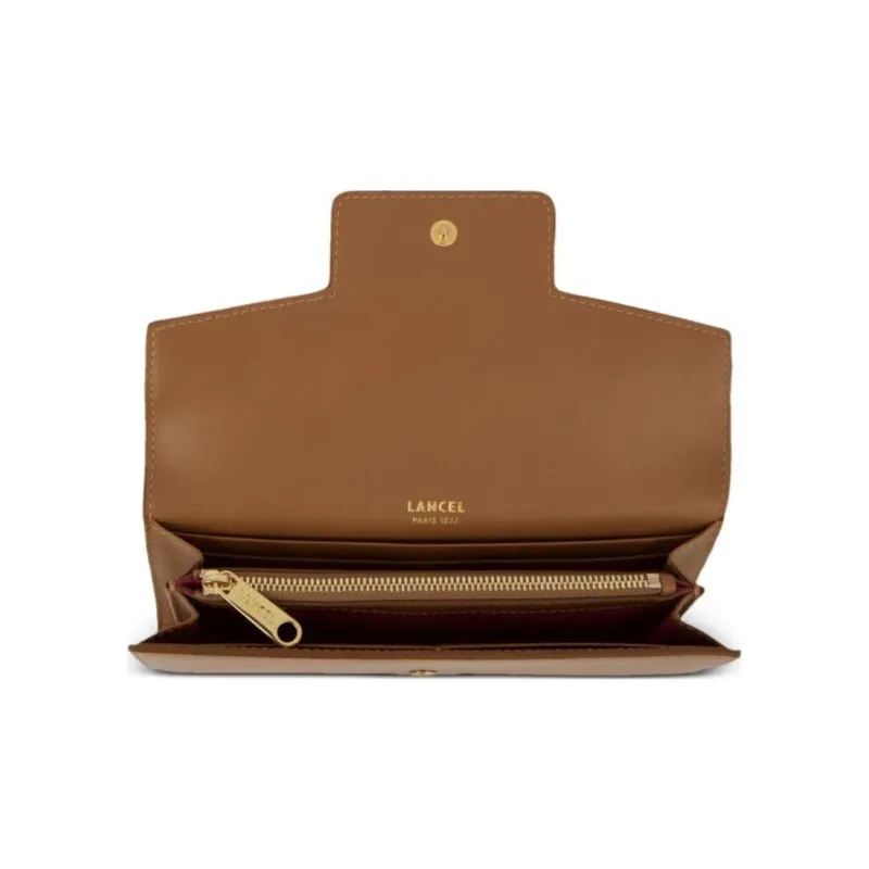LANCEL Roxanne Leather Flap Wallet-2