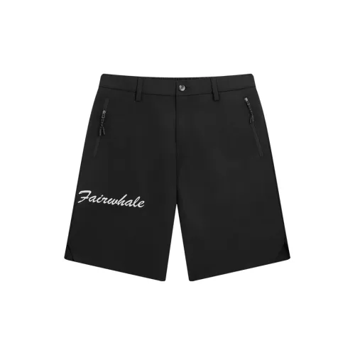 FAIRWHALE Casual Shorts Unisex 001 Black