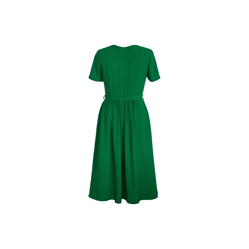 ROEYSHOUSE Short Sleeved Dresses Women's Green-1