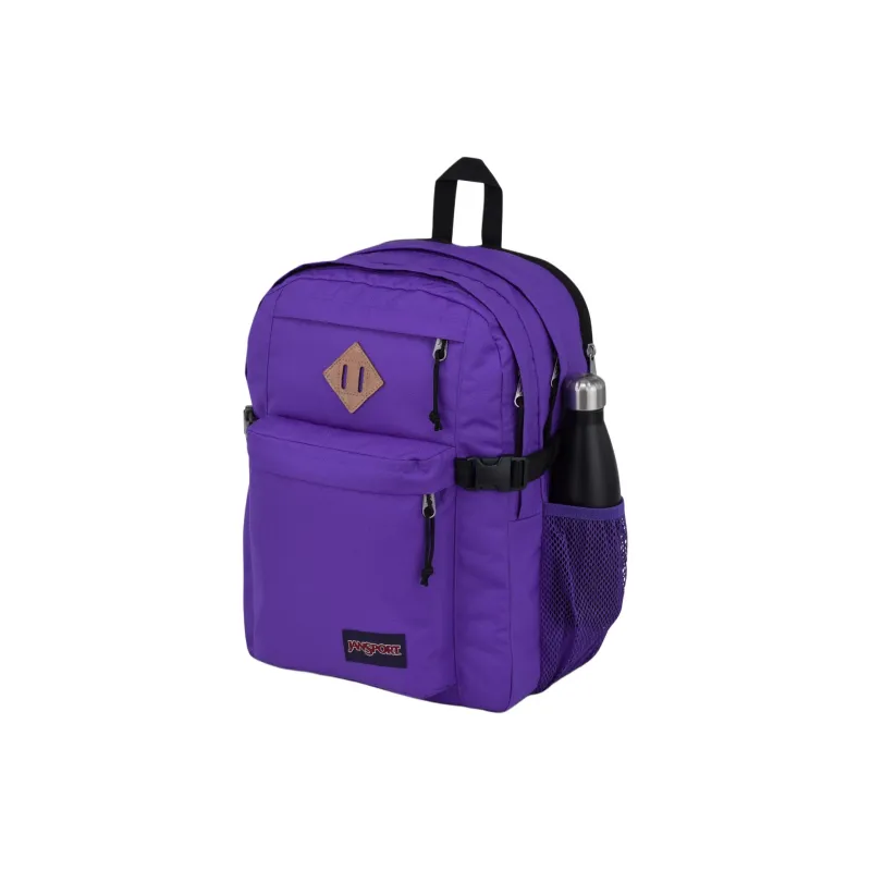 JanSport Recycled Polyester Backpack Unisex Dark Purple-4