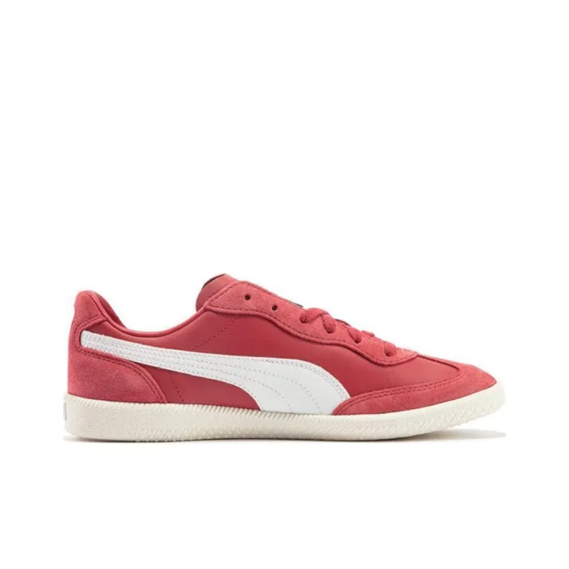 PUMA Liga Slip Resistant, Abrasion Resistant, Lightweight Low Top Casual Shoes Unisex Red-1