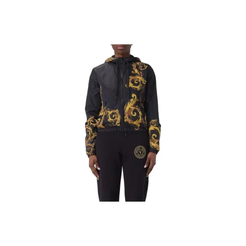 VERSACE JEANS COUTURE Jackets Women's Black/Yellow