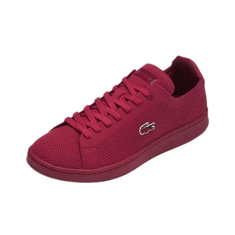 LACOSTE Low Top Skateboard Shoes Men's Rose Red-1