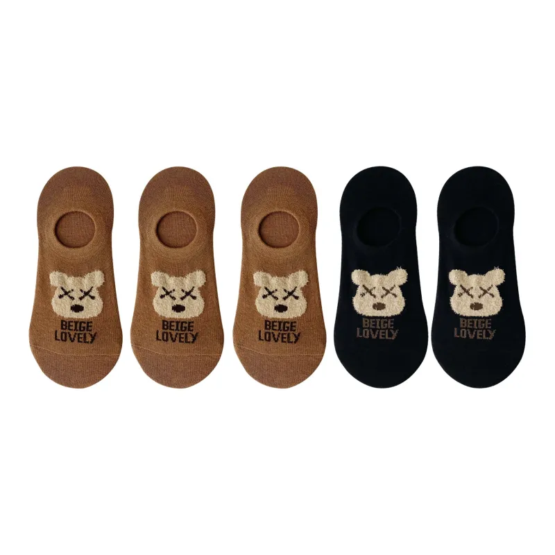 XXLLG No Show Socks Women's 5 Pack-2