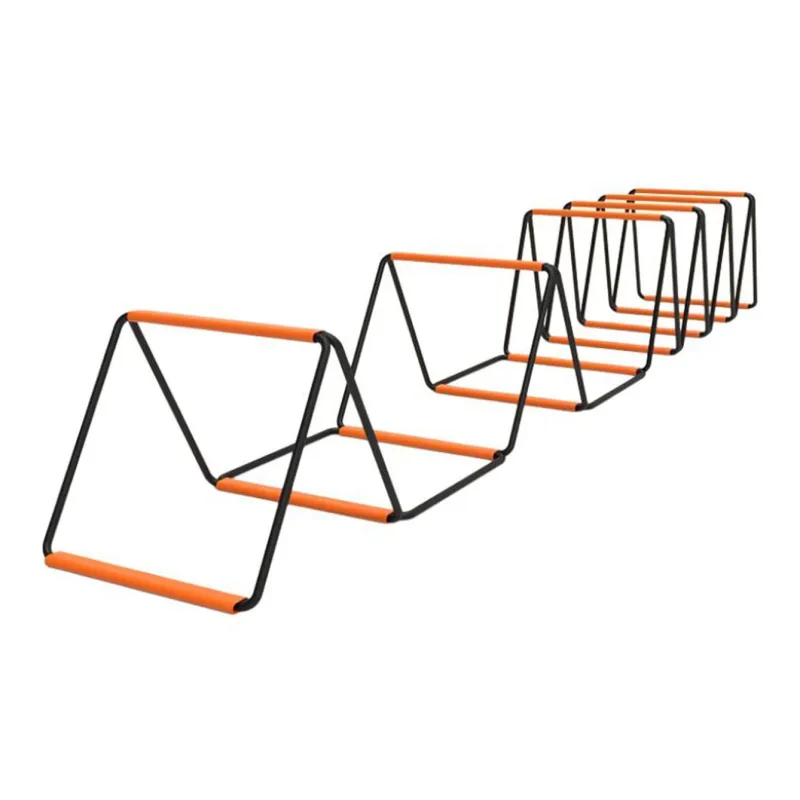 MIKING Soft Rope Ladder Black Orange Carbon Steel Woven-7