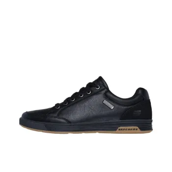 Skechers Anti Slip And Wear Resistant Water Resistant Low Top Casual Shoes Men's Black