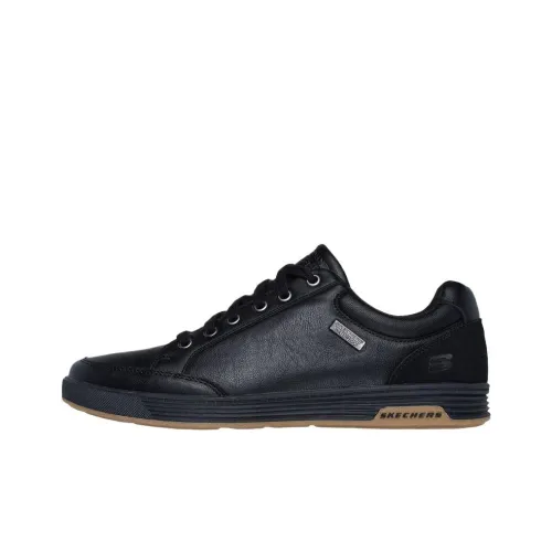 Skechers Anti-Slip And Wear-Resistant Water-Resistant Low-Top Casual Shoes Men's Black