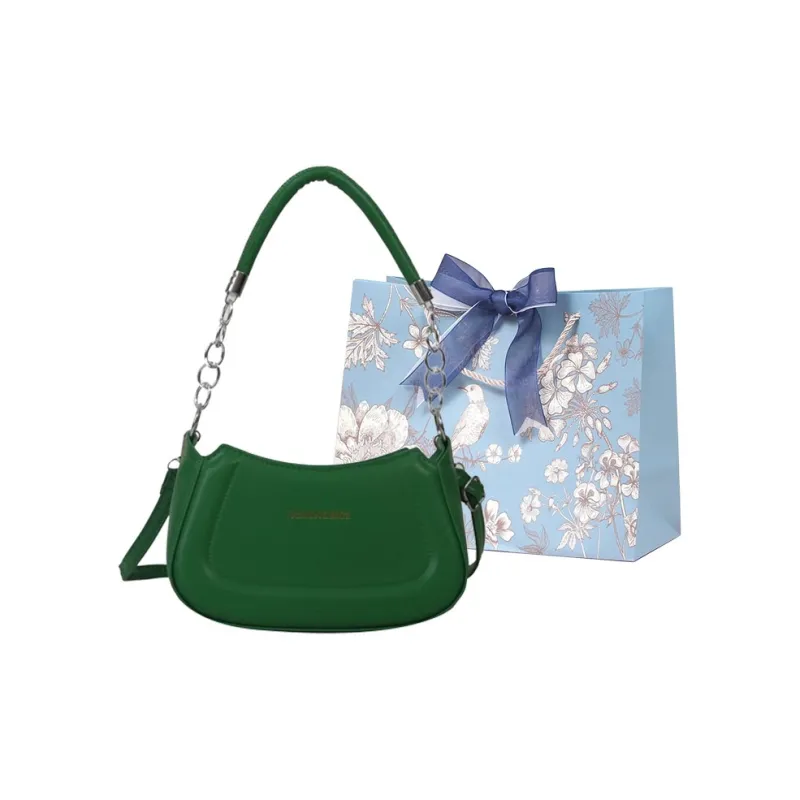 REDOO PU Shoulder Bag Regular Women's Silver/Avocado/Pink/Gold/Green-19