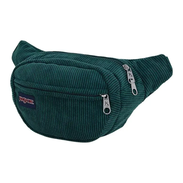 JanSport Recycled Polyester Fanny Pack Unisex Deep Pine-1