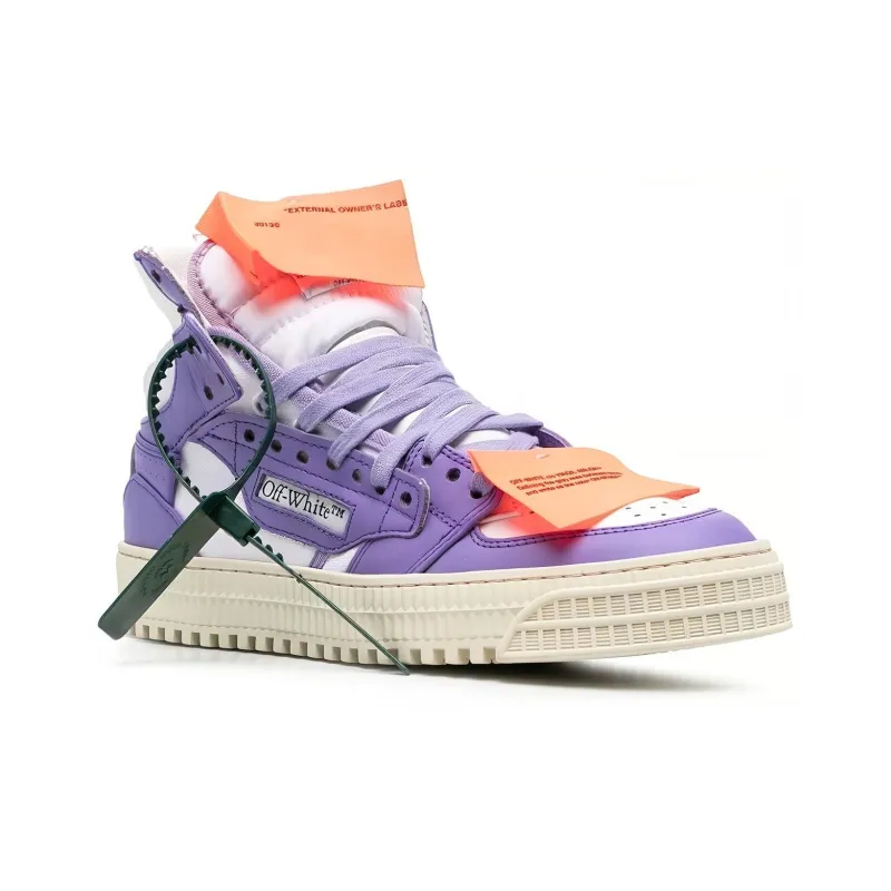 OFF WHITE 3.0 Off Court Leather White Purple Women's-1