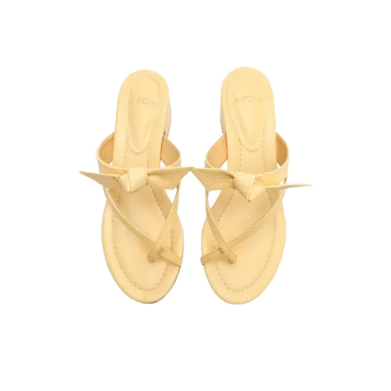 Alexandre Birman Flip Flops 4.5cm Women's Yellow-4