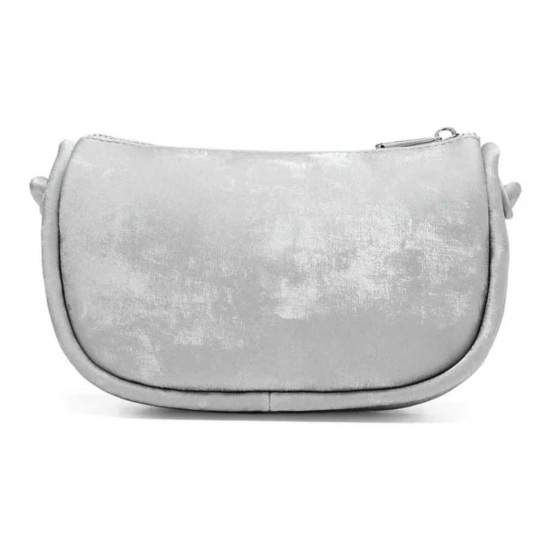 JOSINY PU/Split Cow Leather Shoulder Bag Women's Black/Silver Gray/Yellow/Army Green/Nude Pink-6