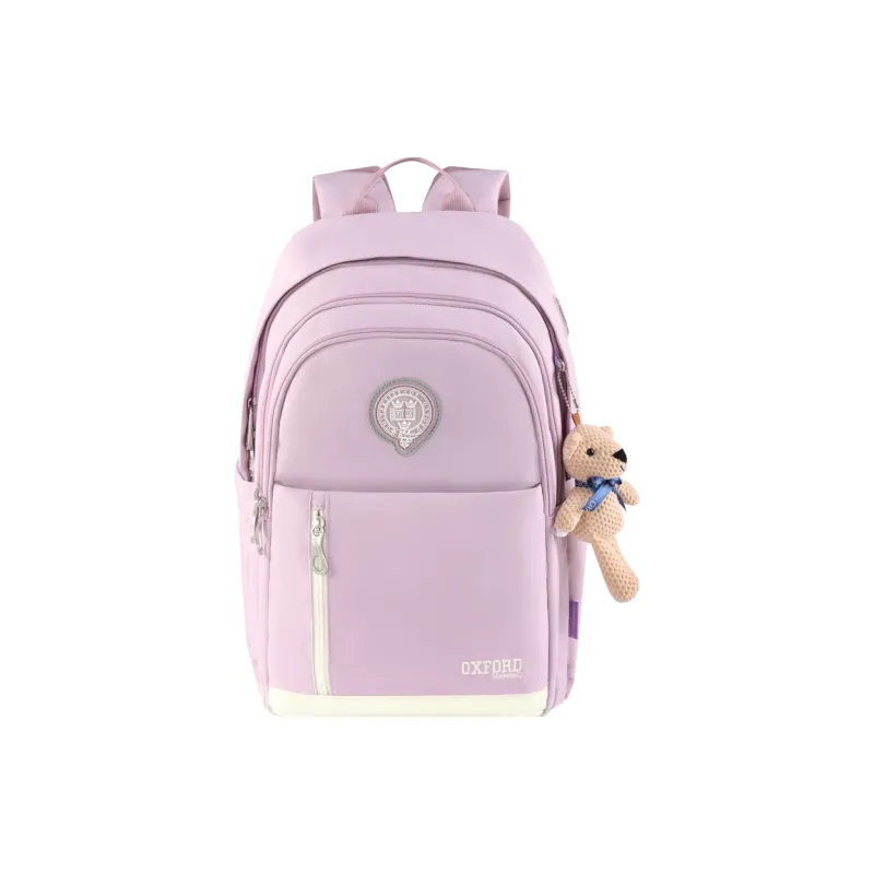 UNIVERSITY OF OXFORD Fabric Backpack Regular Unisex Khaki/Bean Green/Taro Purple-9