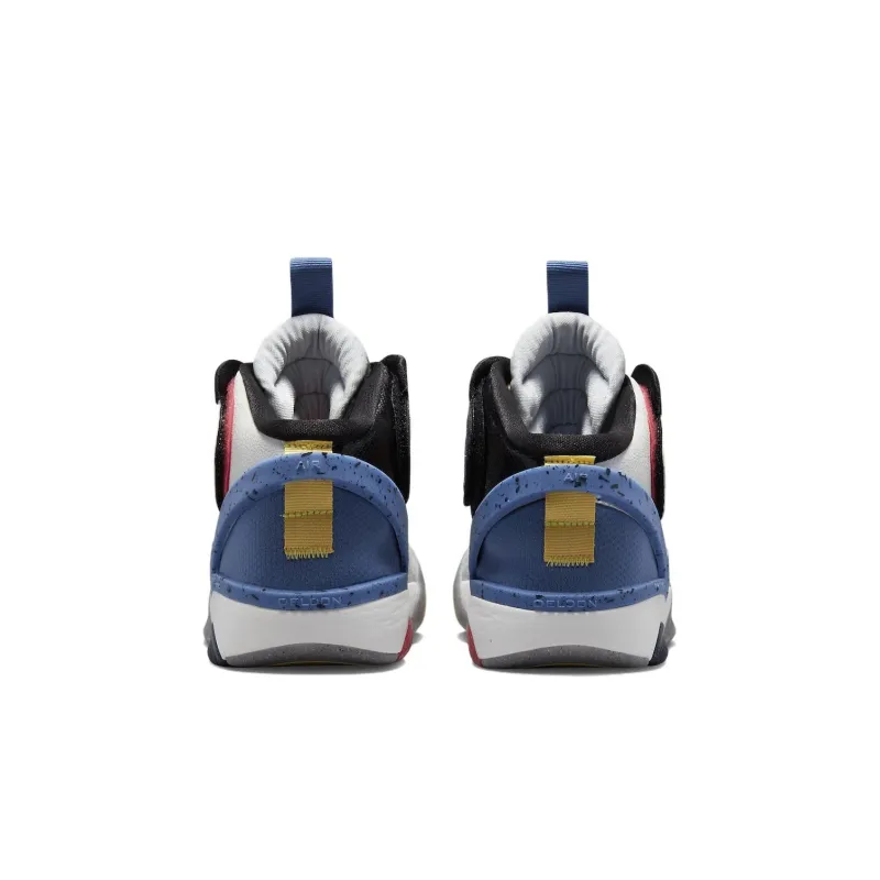 Jordan Nike Air Deldon Summit White Pure Platinum Indigo Storm-4