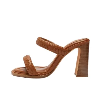 Alexandre Birman Slide Slippers 9cm Women's Brown