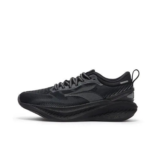 361° Slip Resistant Breathable Low Top Running Shoes Men's Black Gray