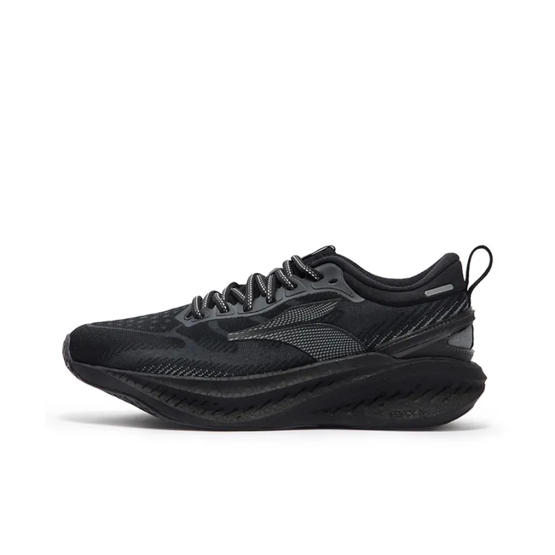 361° Slip Resistant Breathable Low Top Running Shoes Men's Black Gray-0
