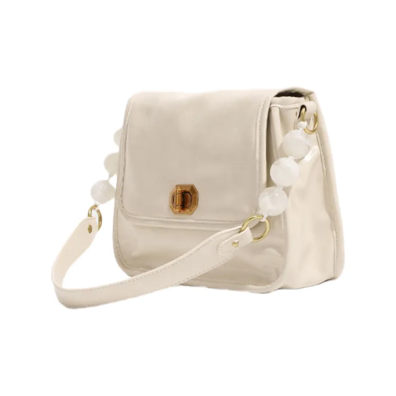 DALO PU Handbag, Shoulder Bag, Crossbody Bag Women's Classic Black/Ivory-7