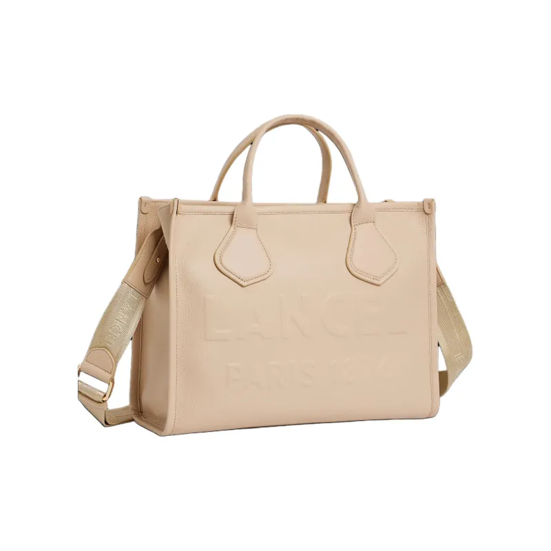 LANCEL Medium Jour De LANCEL Leather Tote Bag-1