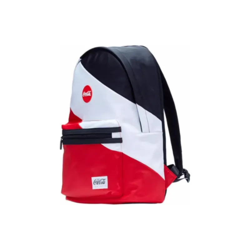 Coca Cola Nylon Fabric Backpack Tubas Unisex Red-1