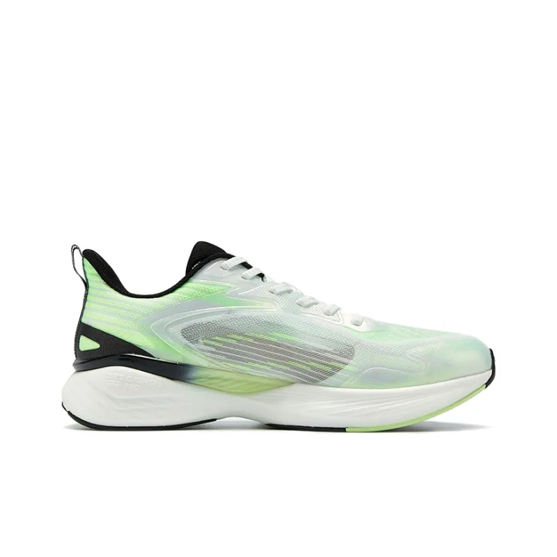 QIAODAN Uh huh Running Shoes Men Low Top Jordan White/Glacier Blue-1