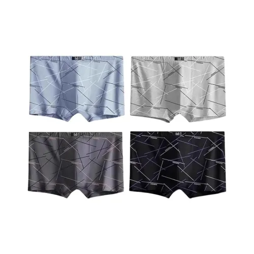 H-YXIANG Underpants Men's 4 Pack