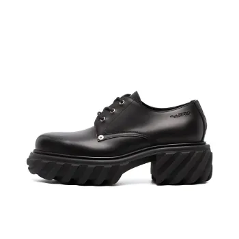 OFF WHITE Exploration Leather Derby Shoes