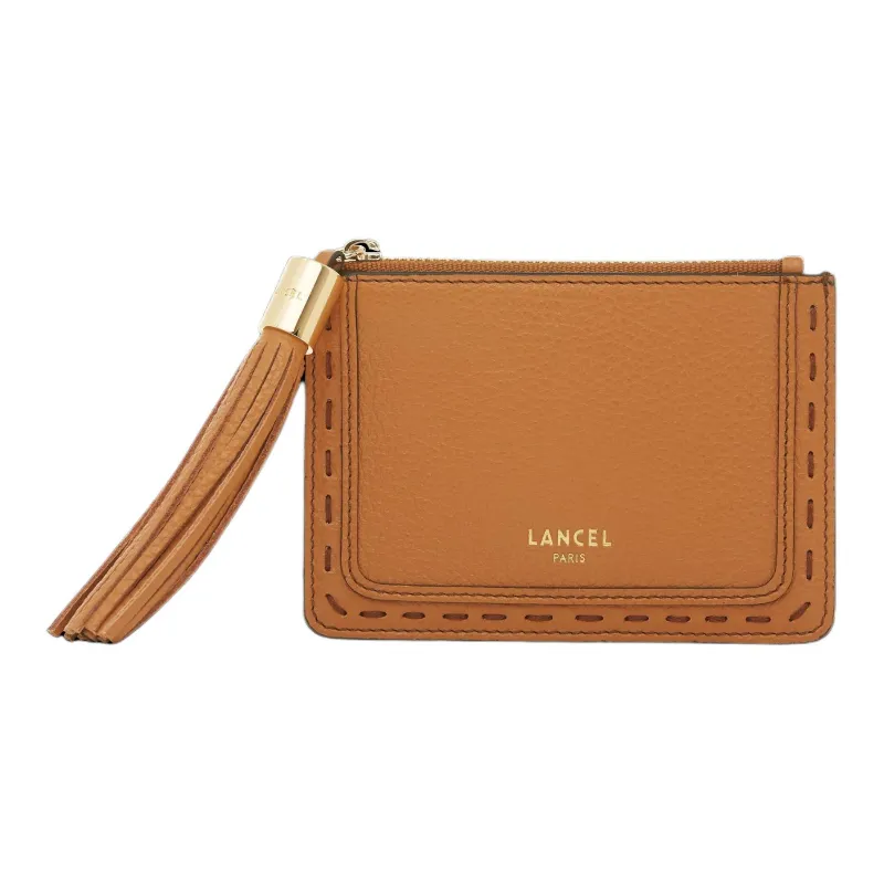 LANCEL Logo stamp Leather Cardholder-0