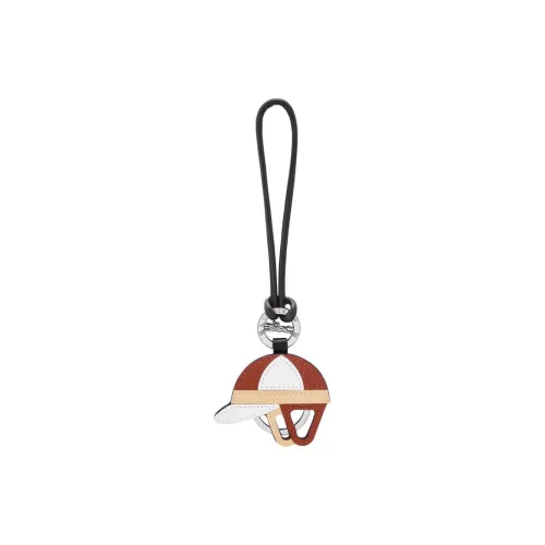 LONGCHAMP Leather Keychains Unisex Multicolor