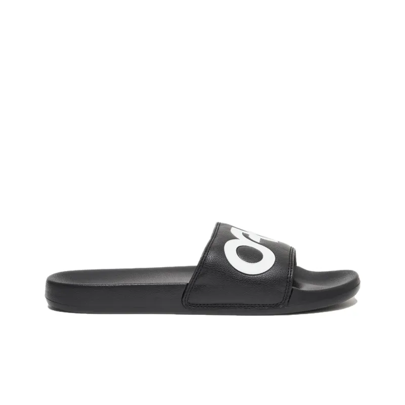 Oakley Slip Resistant Slide Slippers Men's Black White-1