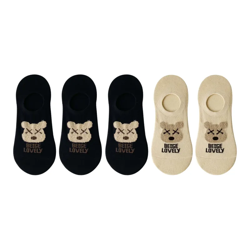 XXLLG No Show Socks Women's 5 Pack-0