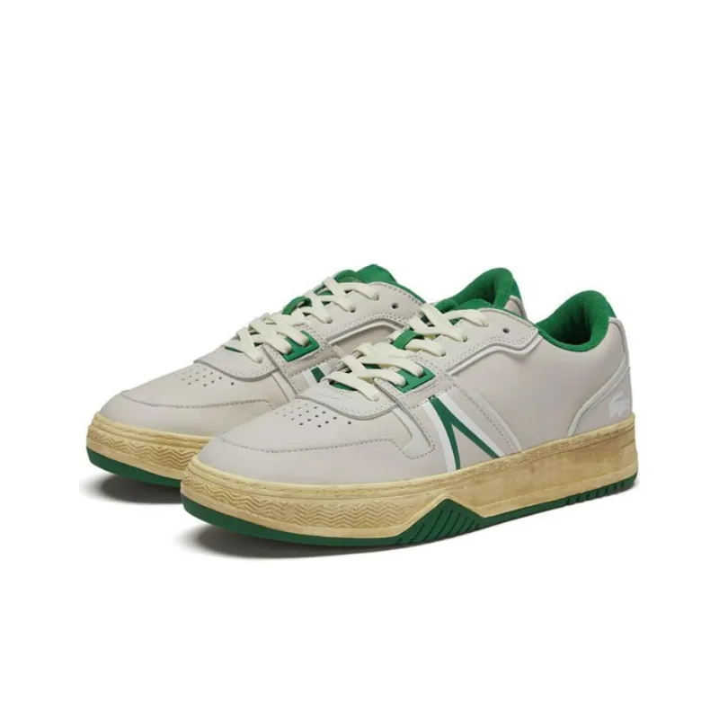 LACOSTE Low-Top Skateboard Shoes Men's Gray-2