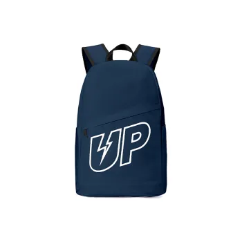 TURN UP Nylon Backpack Laptop Bag Backpack Large Size Unisex Blue