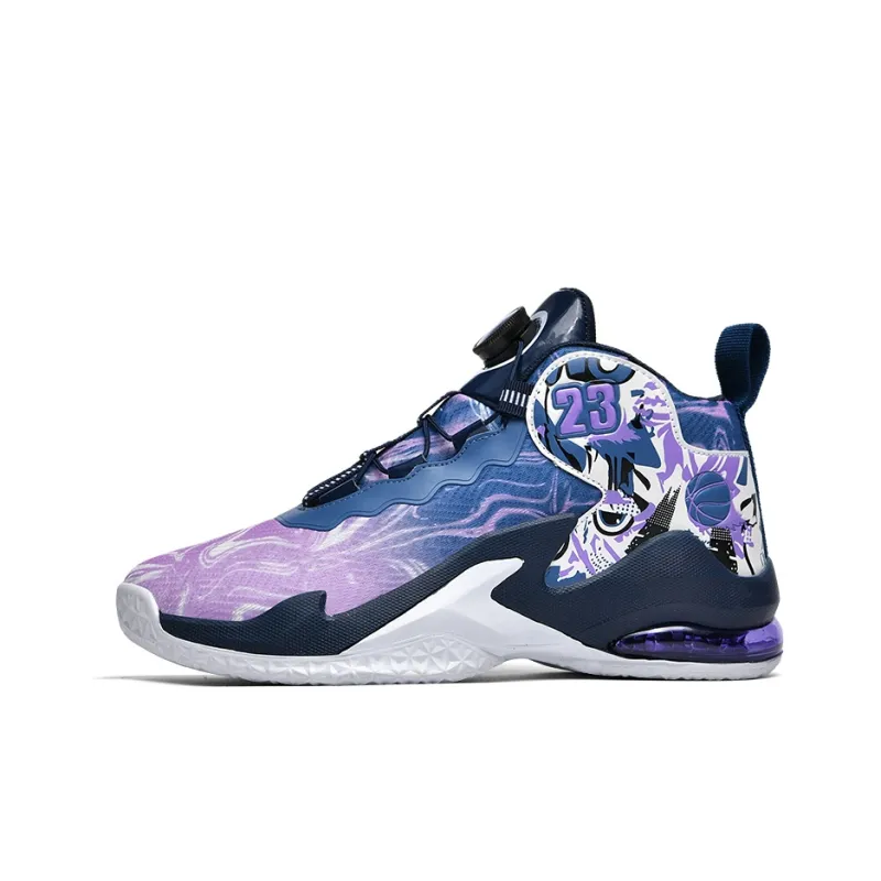 MUSNODO Cushioning, Slip Resistant, Abrasion Resistant, Breathable, Coverage, Rebound Mid Top Basketball Shoes Unisex-11