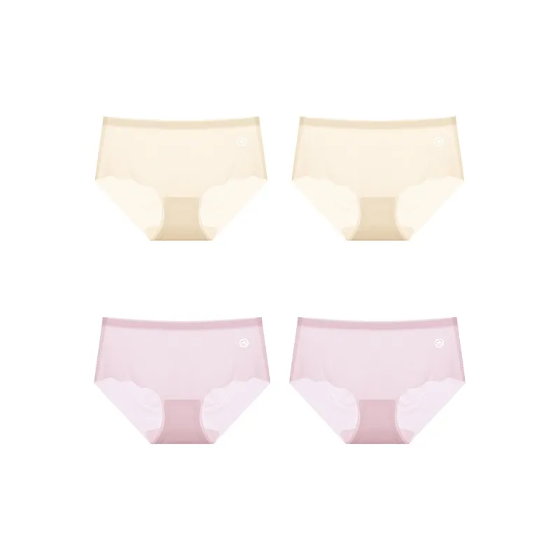Flowers In Water Underpants Women's 4 Pack-21