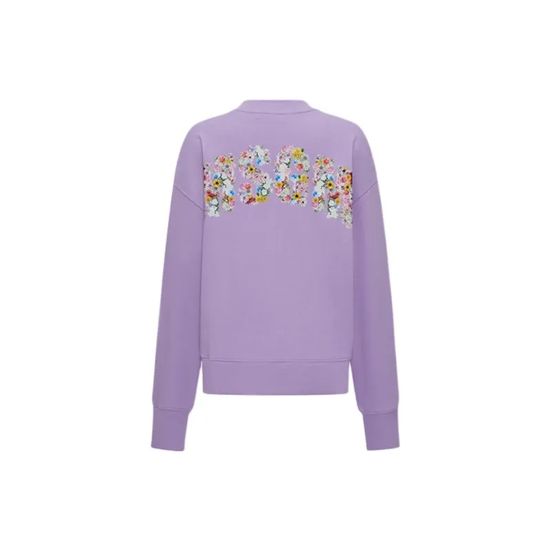 MSGM SS24 Sweatshirt Women's Violet-1