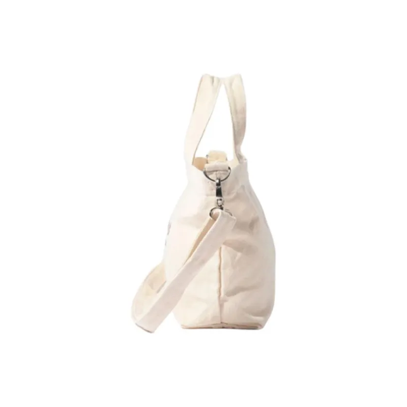 Converse Polyester With Cotton Tote Bag Shopping Bag Shoulder Bag Handbag Unisex Black/White-4