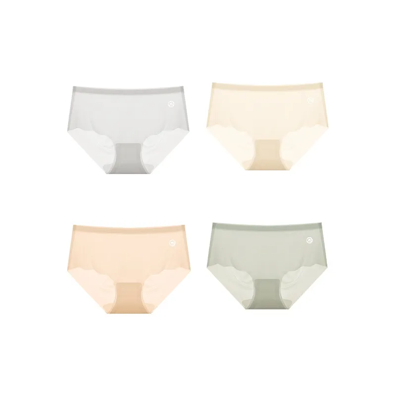 Flowers In Water Underpants Women's 4 Pack-14