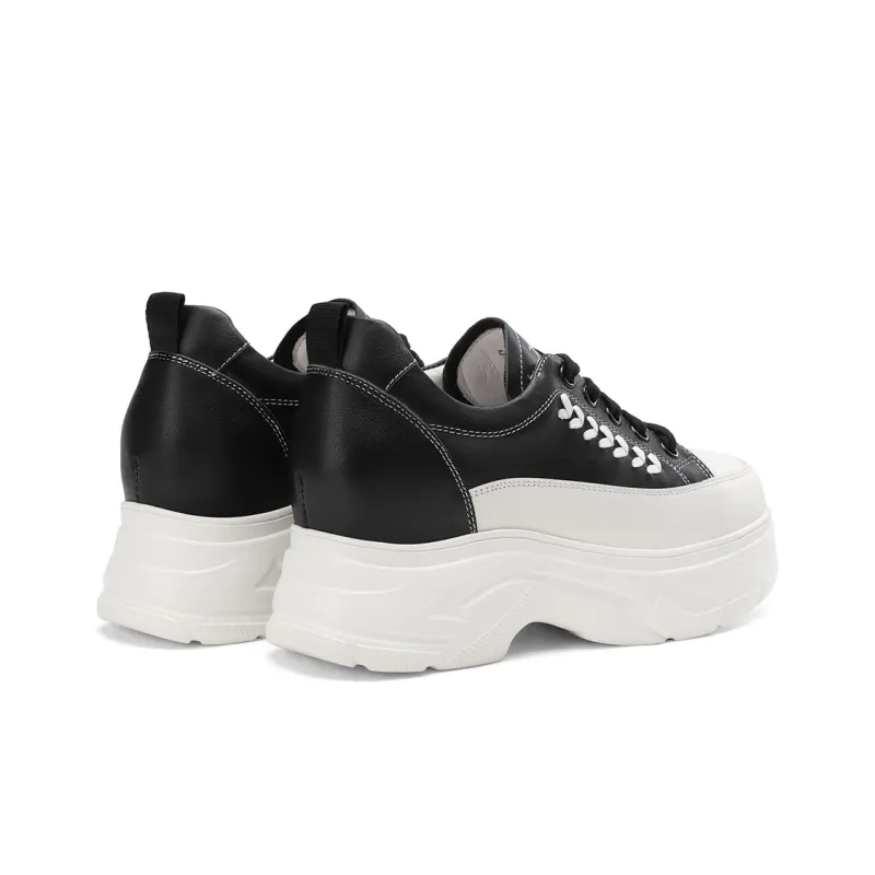 BOSSSUNWEN Cushioned Slip-Resistant Mid-Top Casual Shoes Women's-4